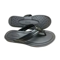 Sandale homme TOD'S - Pointure 40 à 45 - Cuir - Noir