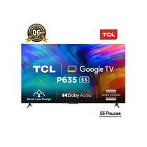 Smart TV TCL 55 pouces 55P635 de garantie 6 mois, vue de face