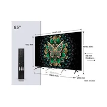 Présentation des dimensions du téléviseur smart TCL 65 pouces QLED 65C6K