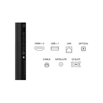 Présentation des différents ports de connexion du téléviseur smart TCL 65 pouces QD-Mini LED 65C6K