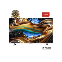 Smart TV TCL 75 pouces 75P755, design sans bordure, affichage de couleurs vives