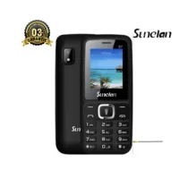 Vue avant du téléphone classique Sunelan S7 avec écran clair et clavier ergonomique