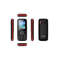 Téléphone Sunelan S7 rouge avec double SIM et batterie longue durée