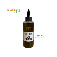 Flacon d’huile de persil 100% naturelle vue avant
