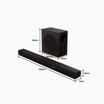 Présentation des dimensions de la barre de son HS-3100