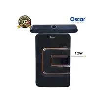 Barre de son OSCAR OSC-2035B noir 120W, avec barre principale compacte et caisson de basses actif élégant.