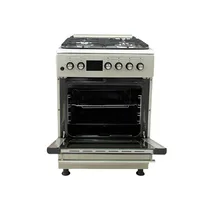 Vue avant de la cuisinière SuperFlame 60x60 avec four intégré