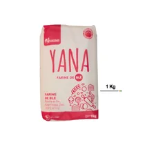 Sachet de Farine de Blé Yana 1Kg enrichie en micronutriments (Fer, Zinc, Vitamines B12 et C, Acide Folique).