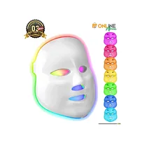 Masque LED Visage Luminothérapie ergonomique 7 couleurs