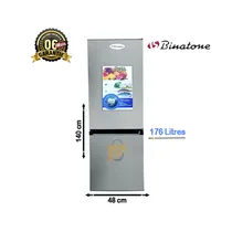 Réfrigérateur combiné BINATONE 176L FR250 de garantie 06 mois