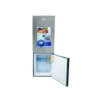 Vue de l'intérieur du compartiment congélateur du réfrigérateur combiné BINATONE FR250 176L