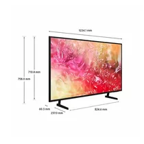 Présentation des dimensions du téléviseur smart Samsung 55 pouces UA55DU7000UXLY