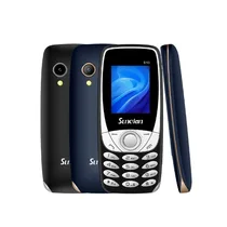 Vue des couleurs noires et bleues du téléphone Sunelan S10