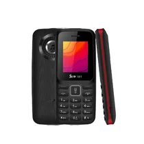 Téléphone Sunelan S101 de couleur noir-rouge
