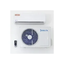 Détail des ailettes de ventilation en mode silencieux du climatiseur DELTA