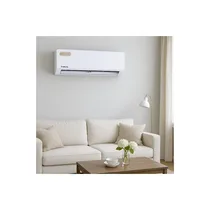 Vue murale du climatiseur Delta 3CV installé dans un salon spacieux