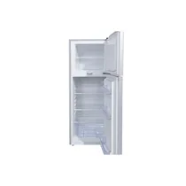 Intérieur du réfrigérateur combiné OSCAR OSC-R255S montrant les compartiments et clayettes ajustables