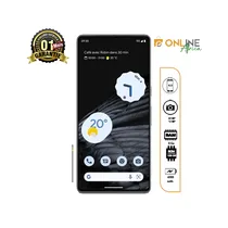 Google Pixel 7 occasion 128 Go affiché de face avec écran allumé