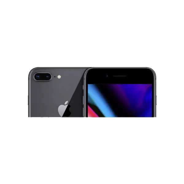 Arrière de l’iPhone 8 Plus avec double caméra 12 MP