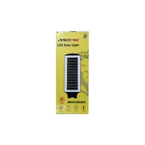 Face avant de la lampe solaire MWLED-STL300-SOLAR avec 3 panneaux LED