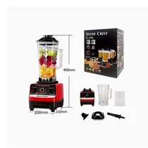 Présentation des dimensions avec les accessoires du Blender Silver Crest 2L 4500W SC-1589