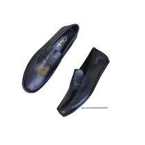 Mocassin-Clarks-Homme-Cuir-Marron-Tailles-40-45-Vue-dessus