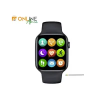 Montre connectée T24 PROMAX noire, affichant la fréquence cardiaque et les données d'activité