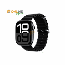 Montre connectée KEQIWEAR KW30 MAX avec écran tactile HD allumé