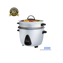 Cuiseur de riz BINATONE RCSG-1805 posé sur un plan de travail avec bol de riz à côté