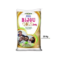 Sac de Riz Bijou Gold 25Kg Parfumé Extra Long Grain - Emballage familial.