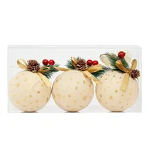 Boules de noël pomme de pin