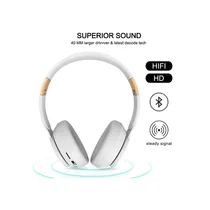 Présentation des détails du Casque Bluetooth sans fil XBASS FG-07S, couleur vert canard/bleu nuit avec accents dorés, design over-ear