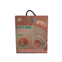 Vue du carton d'emballage du Casque audio sans fil STN-28T style oreille de chat