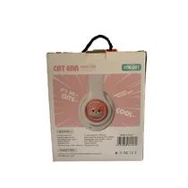 Vue de l'arrière du carton d'emballage du Casque audio sans fil STN-28T style oreille de chat