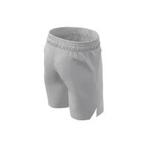 Short de performance Unisexe FOURTEEN Blanc, vue de arrière latérale droite, taille élastique