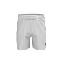 Short de performance Unisexe FOURTEEN Blanc, vue de face, taille élastique