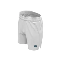 Short de performance Unisexe FOURTEEN Blanc, vue latérale droite,, taille élastique