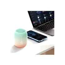Vue du Haut-parleur LIPUSEN portable A136 Bluetooth connecté sur un téléphone