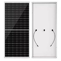 Détails techniques des panneaux solaires CWROTH Energy vue de facce