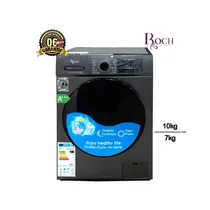 Machine à laver séchante Roch 10kg/7kg RWDR-10D7-L(S)-15 couleur Dark Silver, classe énergétique A+++, avec affichage LED