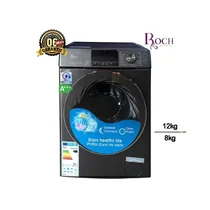 Machine à laver séchante Roch 12kg/8kg RWDR-12D8-L(S)-46 couleur Dark Silver, classe énergétique A+++, avec affichage numérique