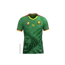 Maillot Lions Indomptables FOURTEEN Jersey authentique de couleur verte