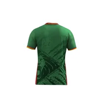 Maillot Lions Indomptables FOURTEEN Jersey de couleur verte, vue de l'arrière