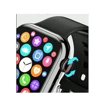 Vue du bouton rotatif de la Montre intelligente Watch 9 MVP-100 noire