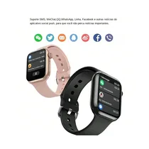 Vue de la montre intelligente Watch 9 MVP-100 montrant les notifications