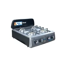 Vue de profil de la plaque à gaz Oscar OSC-500TS 4 foyers