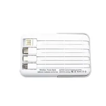 Vue de l'arrière du Power Bank Magnétique 2 en 1 avec une capacité de 10000mAh