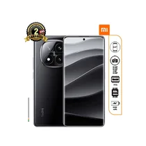 Smartphone Redmi Note 14 Pro+ 5G noir, avec écran 6.67", 8Go RAM, 256Go ROM, triple caméra 50MP et batterie 6200mAh. Garantie 2 ans