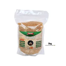 Sachet de Riz Complet Etuvé 5kg (Riz Brun Parboiled) de la marque Healthy Africa Nature, 100% Naturel, ne colle pas