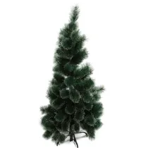 Sapin de Noël artificiel vert effet "plume" 1m10